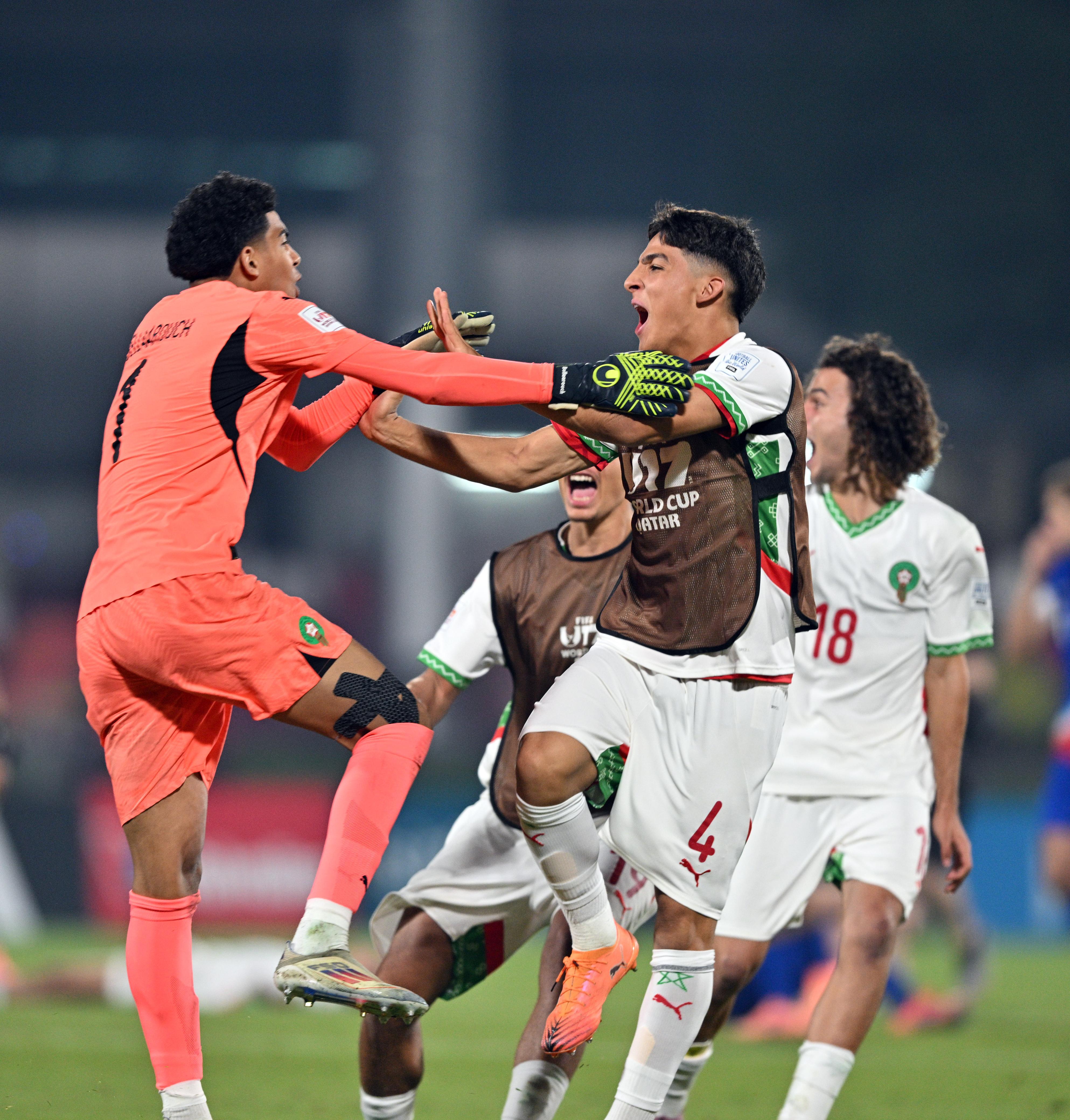 "مونديال" قطر.. تأهل "الأشبال" إلى ثمن النهائي على حساب المنتخب الأمريكي